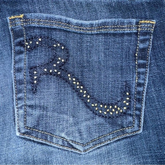 Rock & Republic Womens “Kasandra” Size 6 M Bootcut Dark Wash Low Rise Denim Jean - Picture 2 of 15